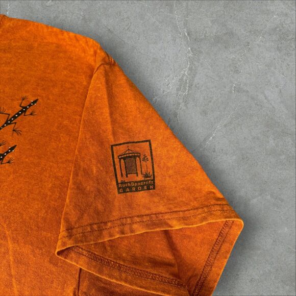 Y2K Ruth Bancroft Garden Ice Dye Double Sided Lizard Reptile Graphic TShirt - XL - Picture 6 of 8